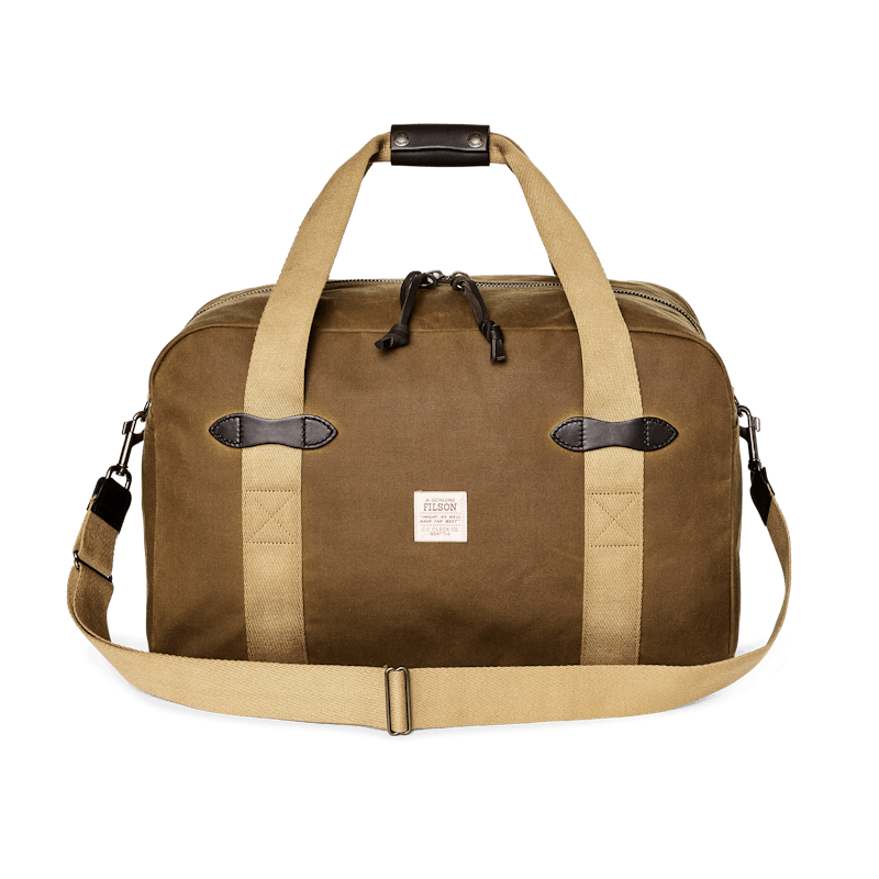 Filson Tin Cloth Duffle Bag - Dark Tan - Medium