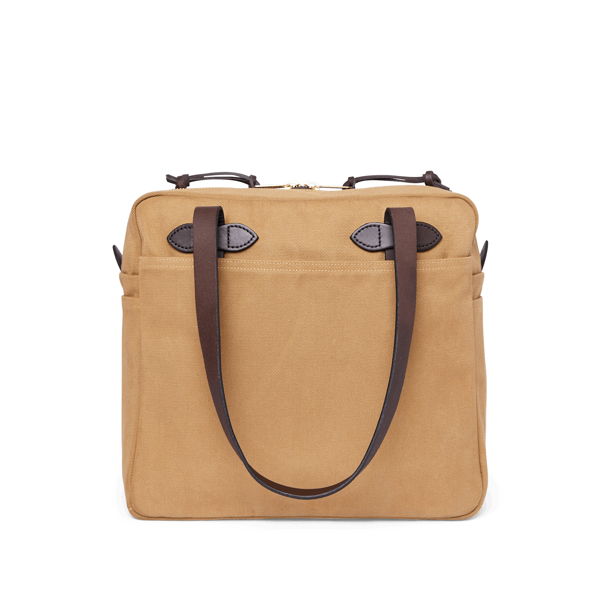 Filson Rugged Twill Tote Bag with Zipper (Tan)