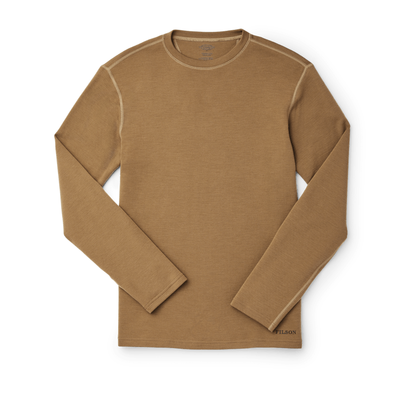 Merino Wool Long Sleeve Base Layer, Heavyweight