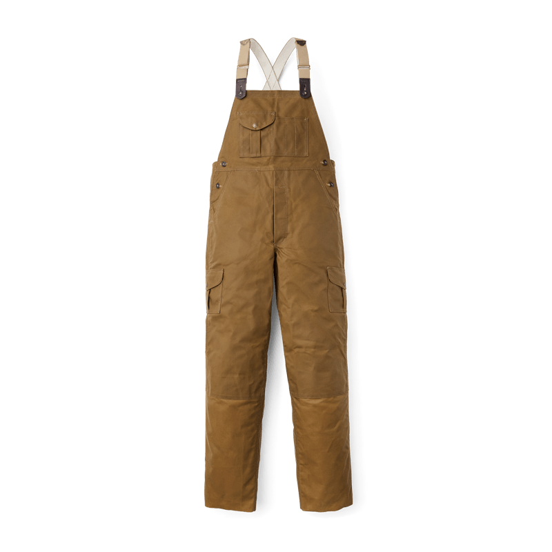 Linen dungarees - colorful bib trousers