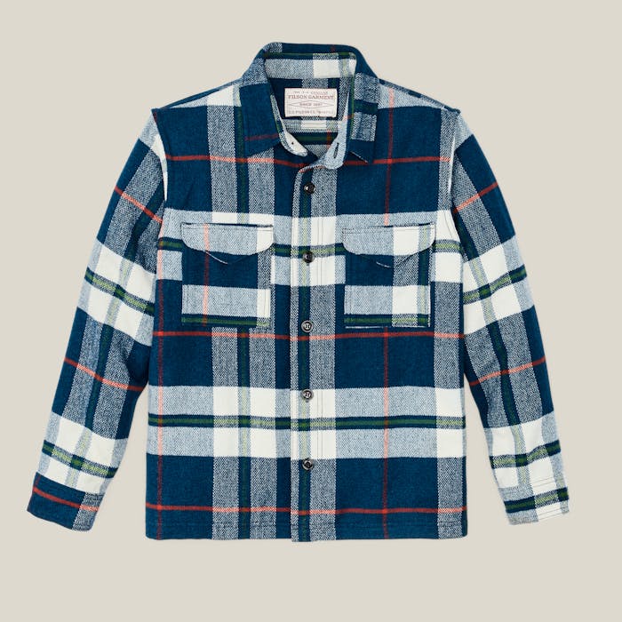 Kuwalla Tee - Plaid Jacket in Brown/Baby Blue – Blue Ox Boutique