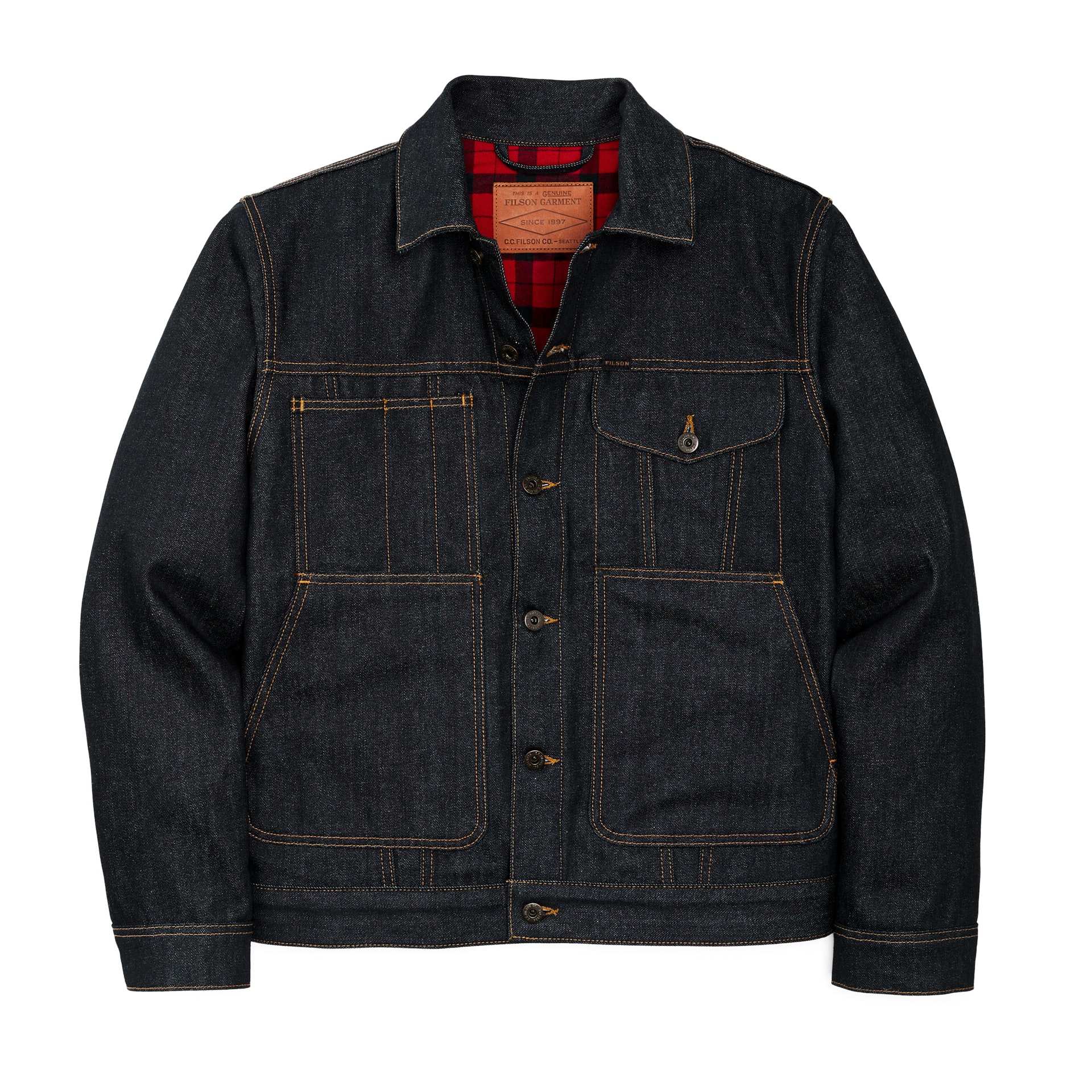 Men's Lined Denim Cruiser Jacket | Filson