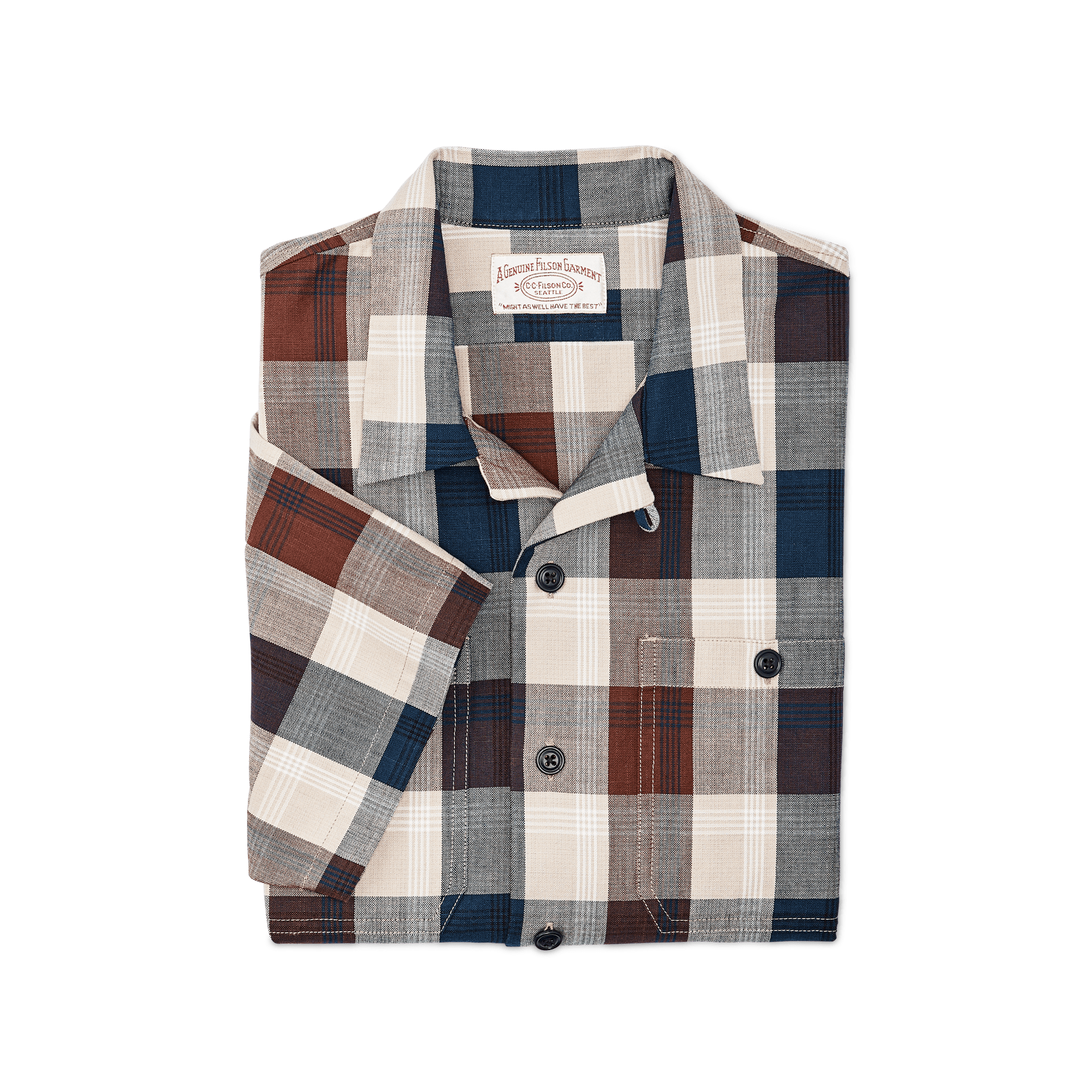 Filson short-sleeve shirt for men.