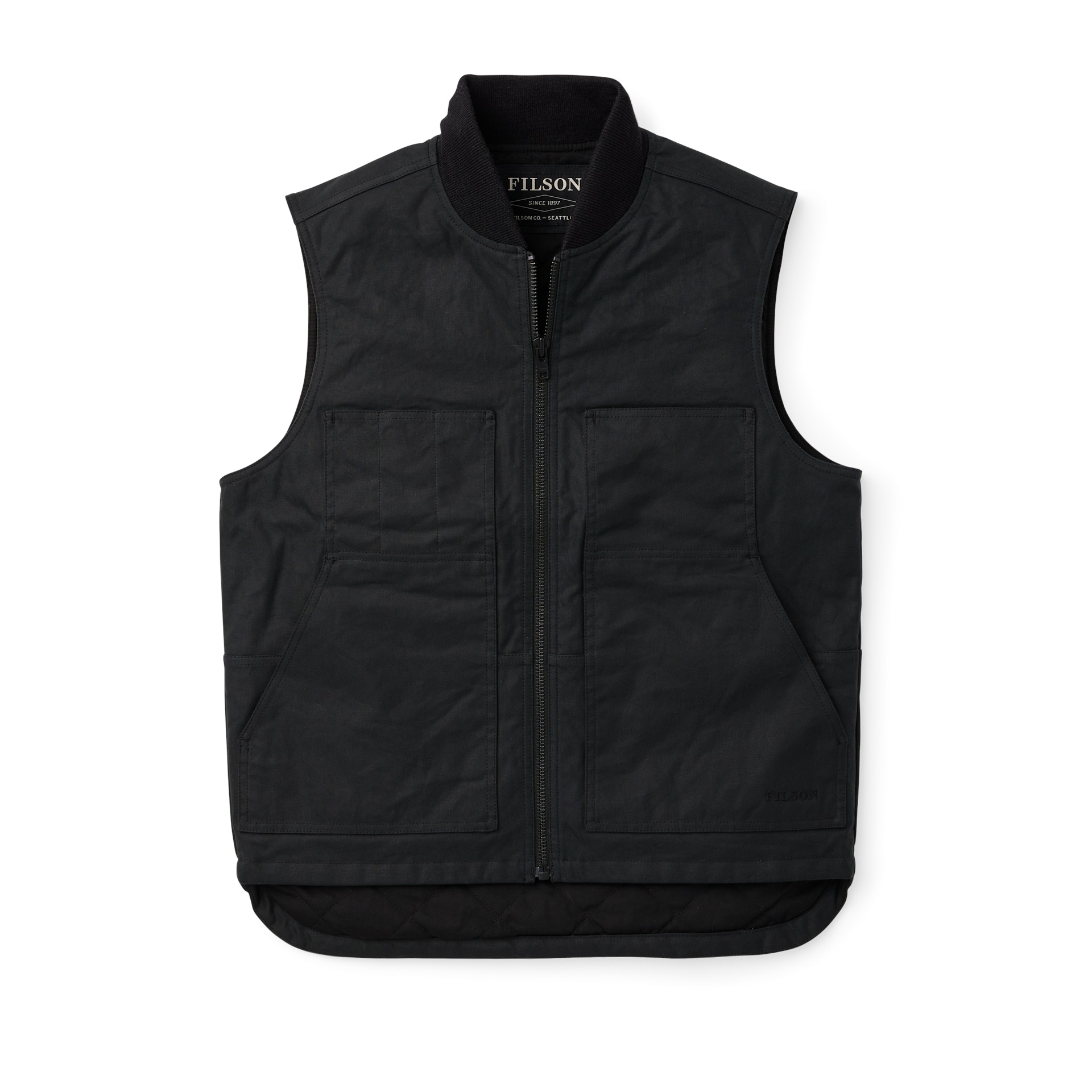 Waxed Canvas Insulated Work Vest | Filson