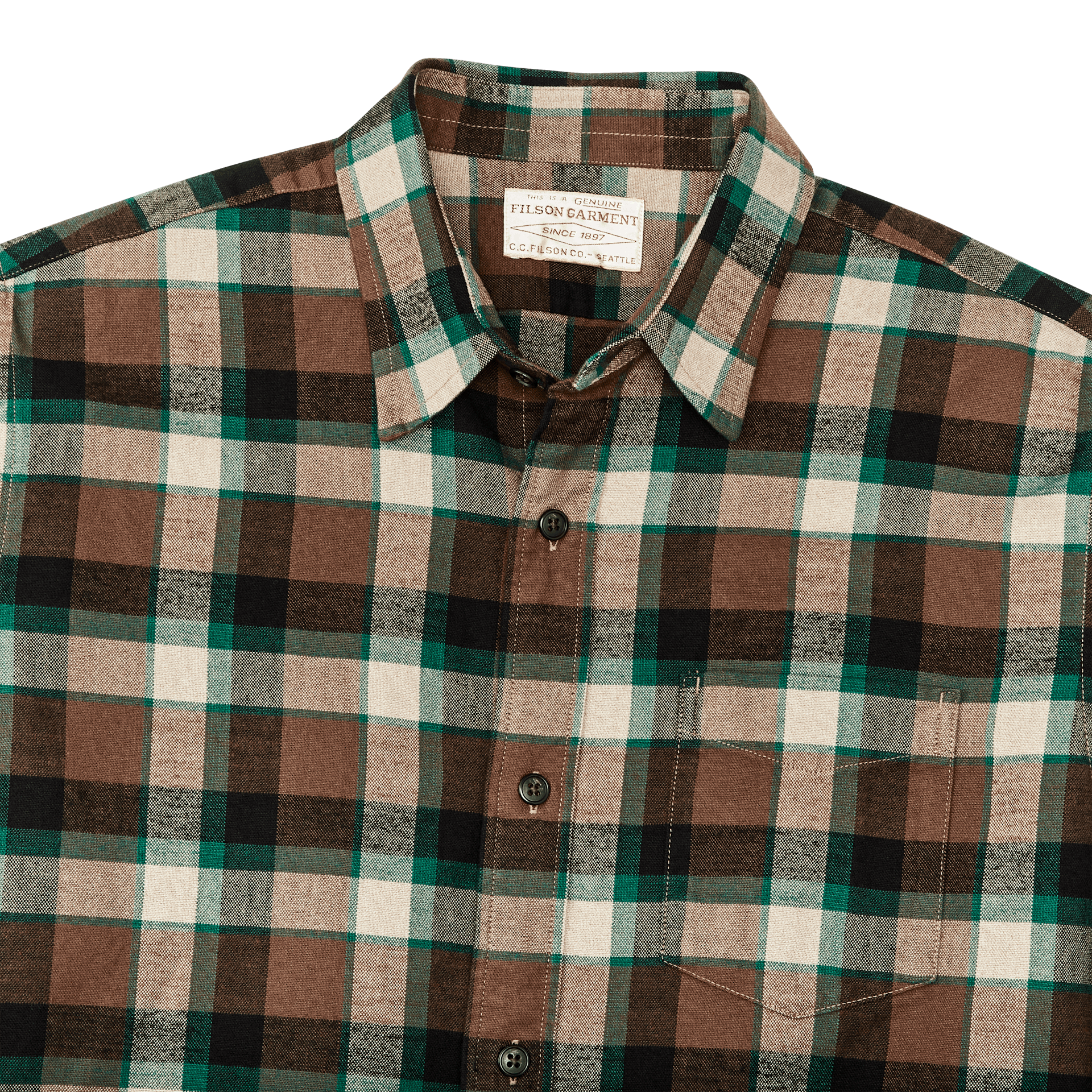 Filson men's flannel shirt. 