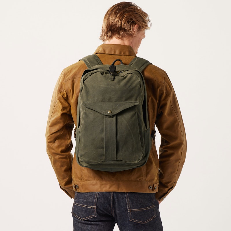 Journeyman Waxed Canvas Backpack | Filson
