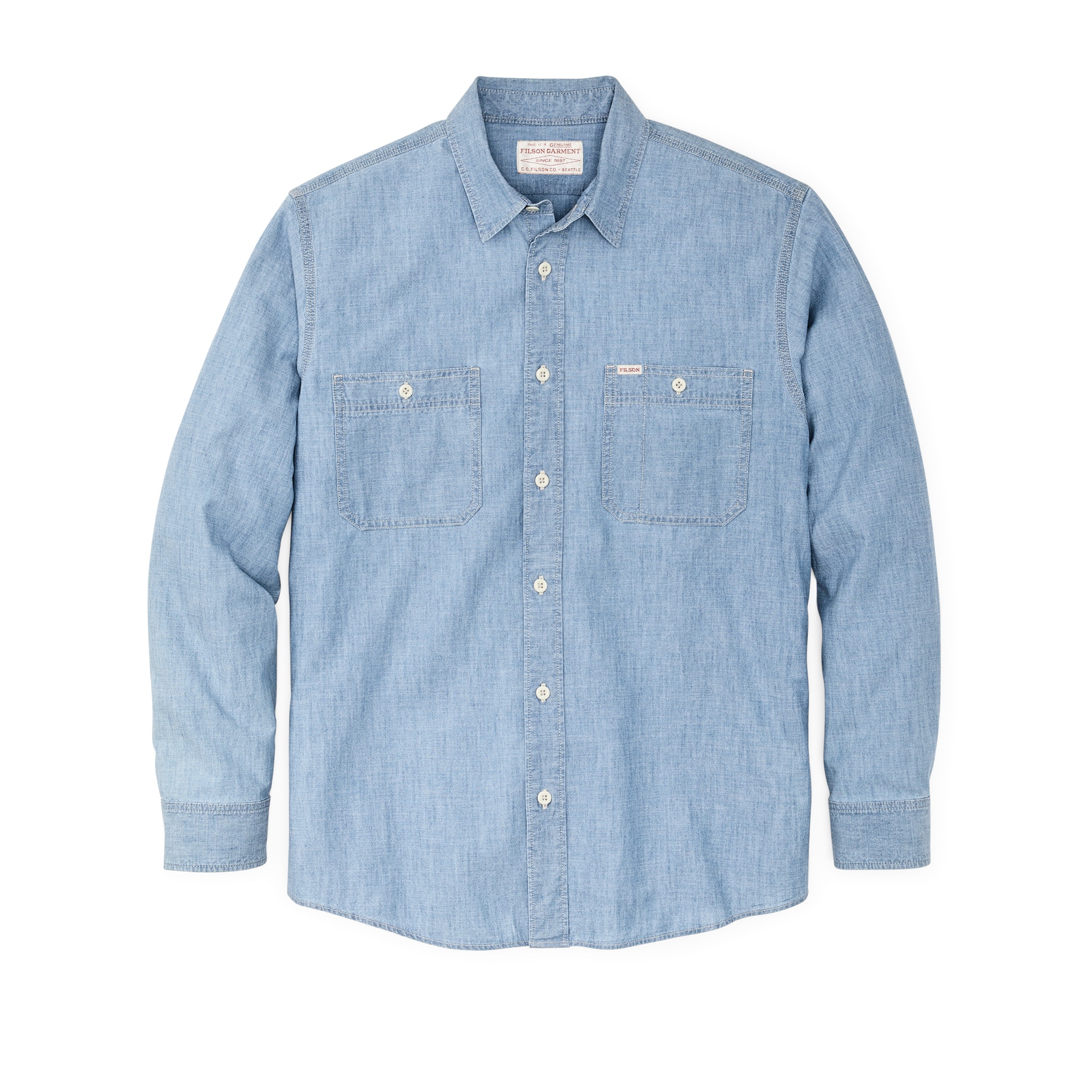 Blue Chambray Work Shirt