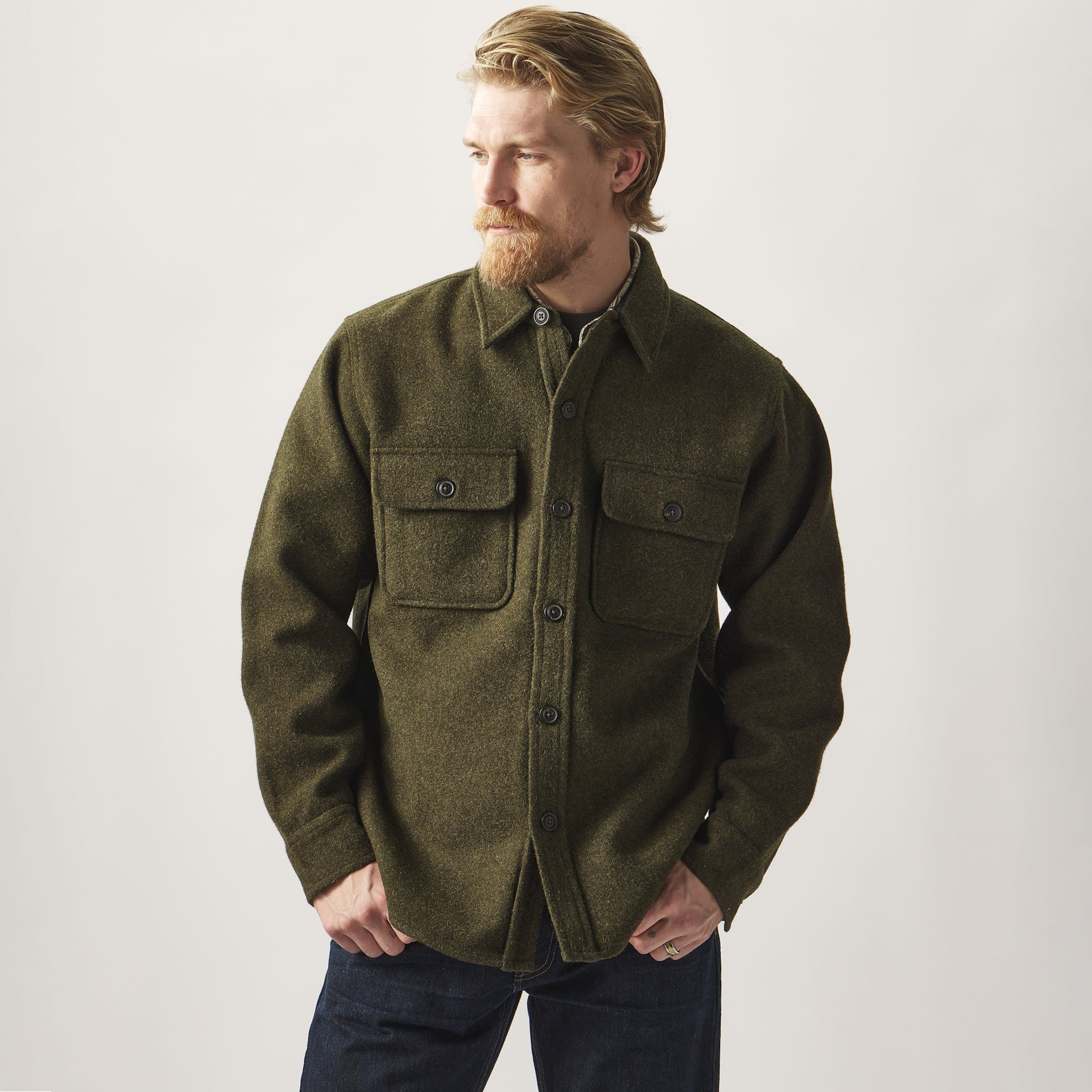 WOOL CPO JACKET - アウター