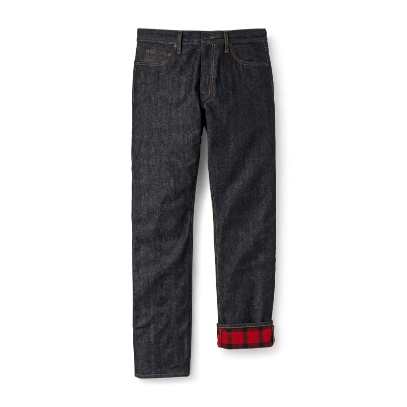 Men's Rail-Splitter Lined Denim Jeans