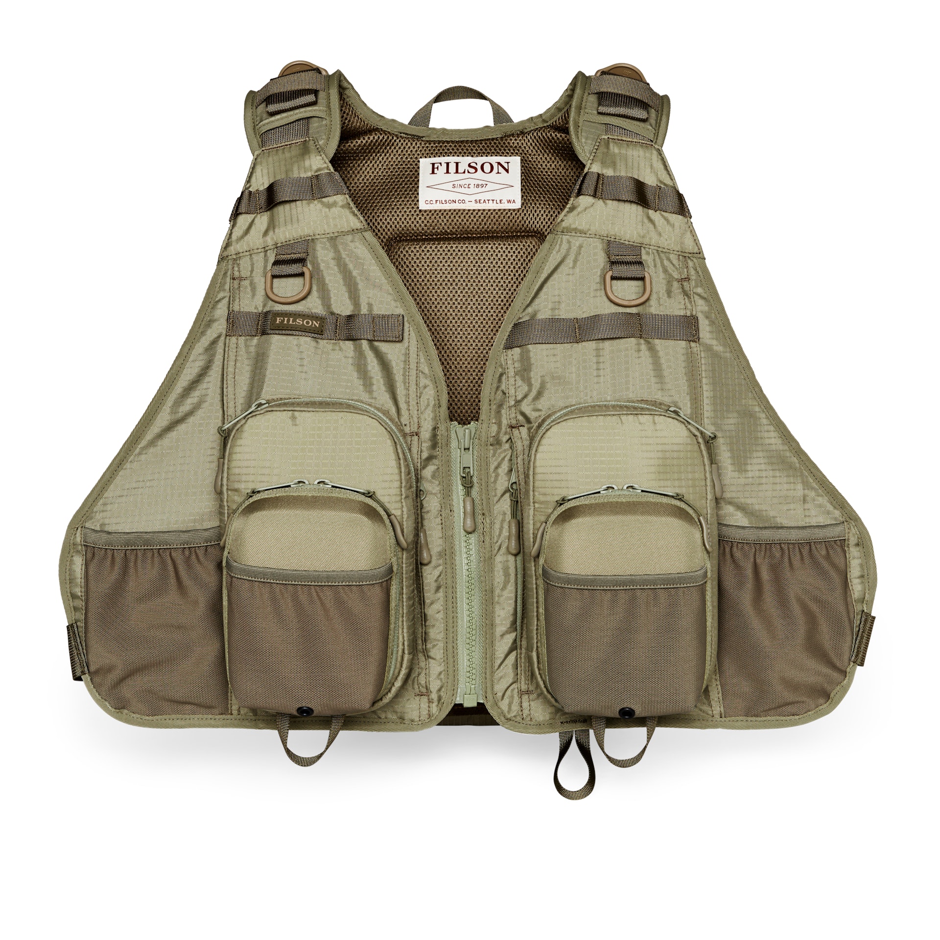 Fishing Vest Backpack, Fly Fishing Vest Black Adjustable Belt