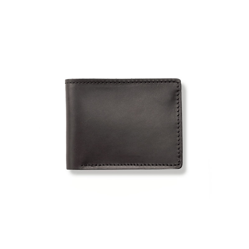 leather wallet black