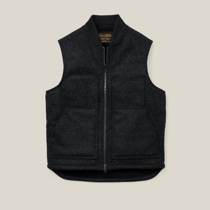 Lined Mackinaw Wool Work Vest
