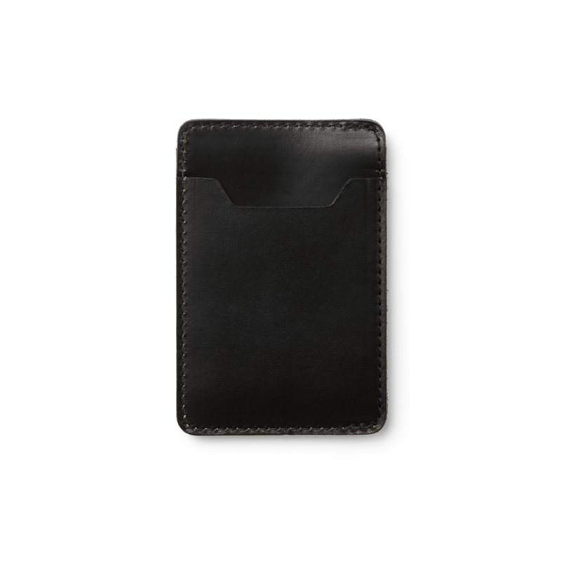 Card Holder in Black Leather