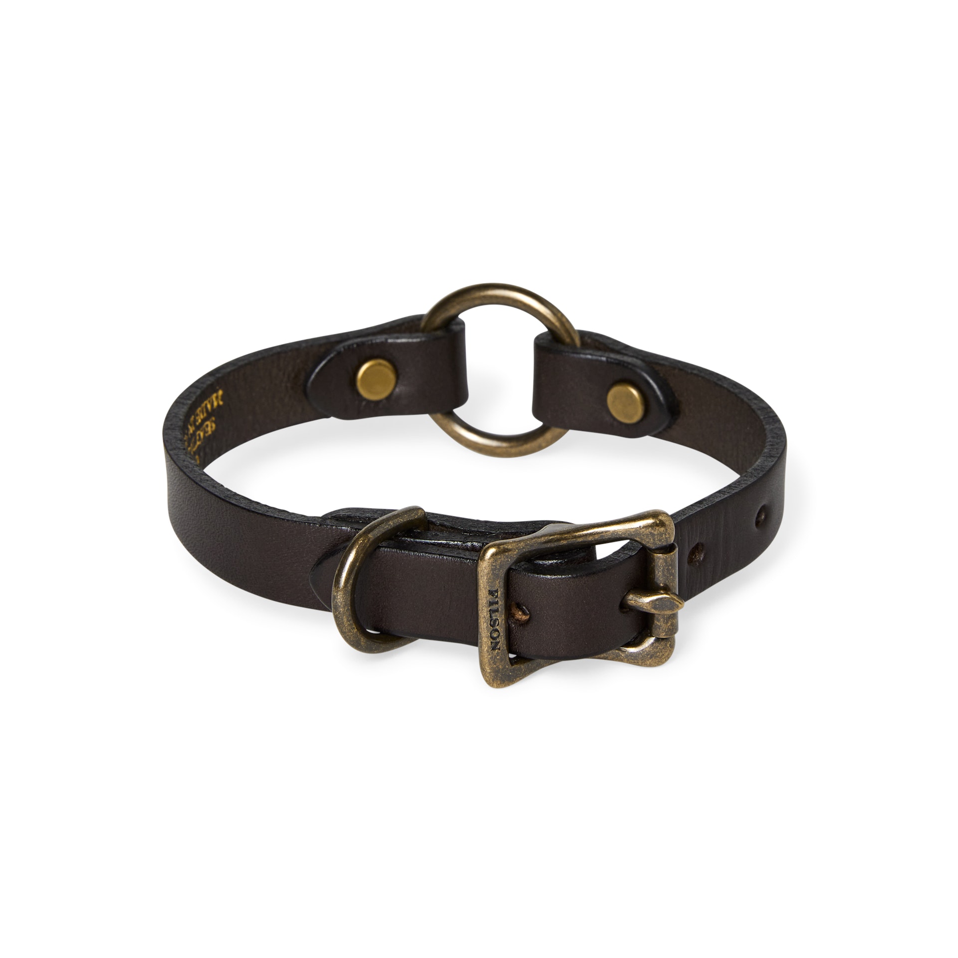 Bridle Leather Puppy Collar