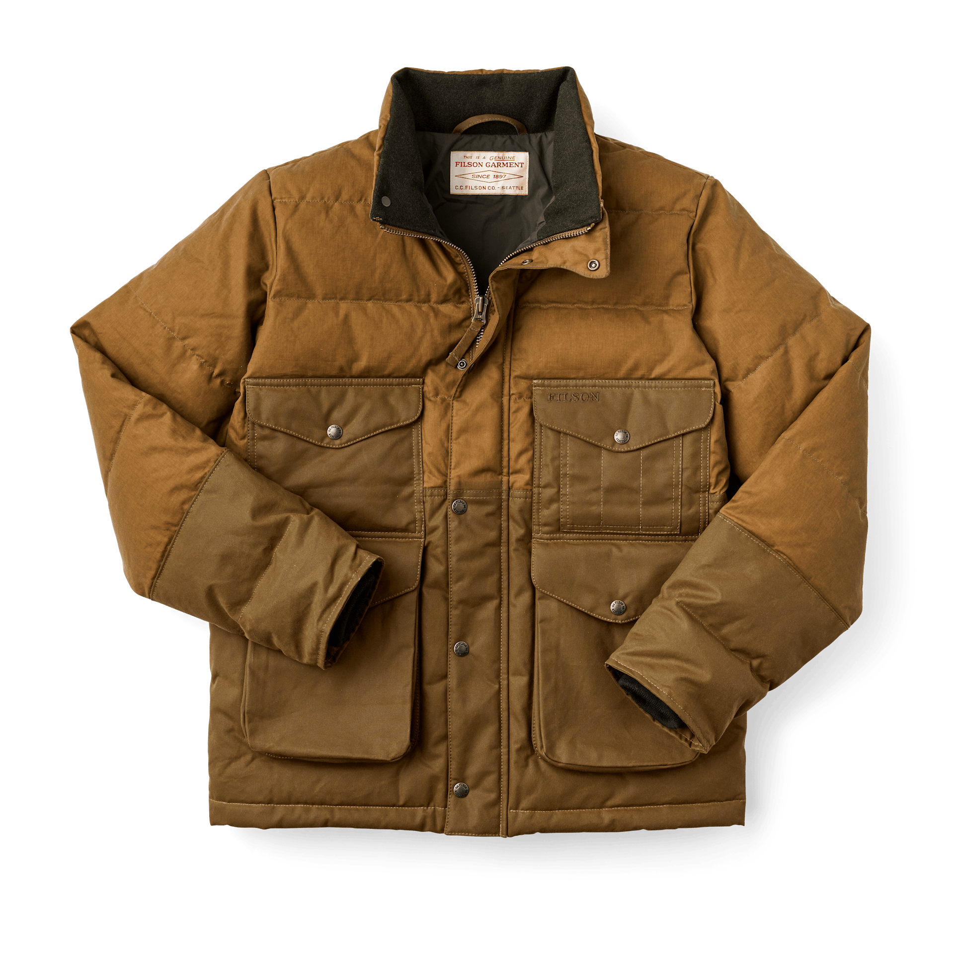 Waxed Canvas Down Cruiser Jacket | Filson