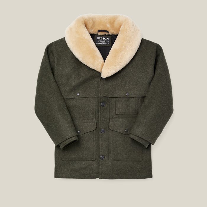 Lined Mackinaw Wool Packer Coat